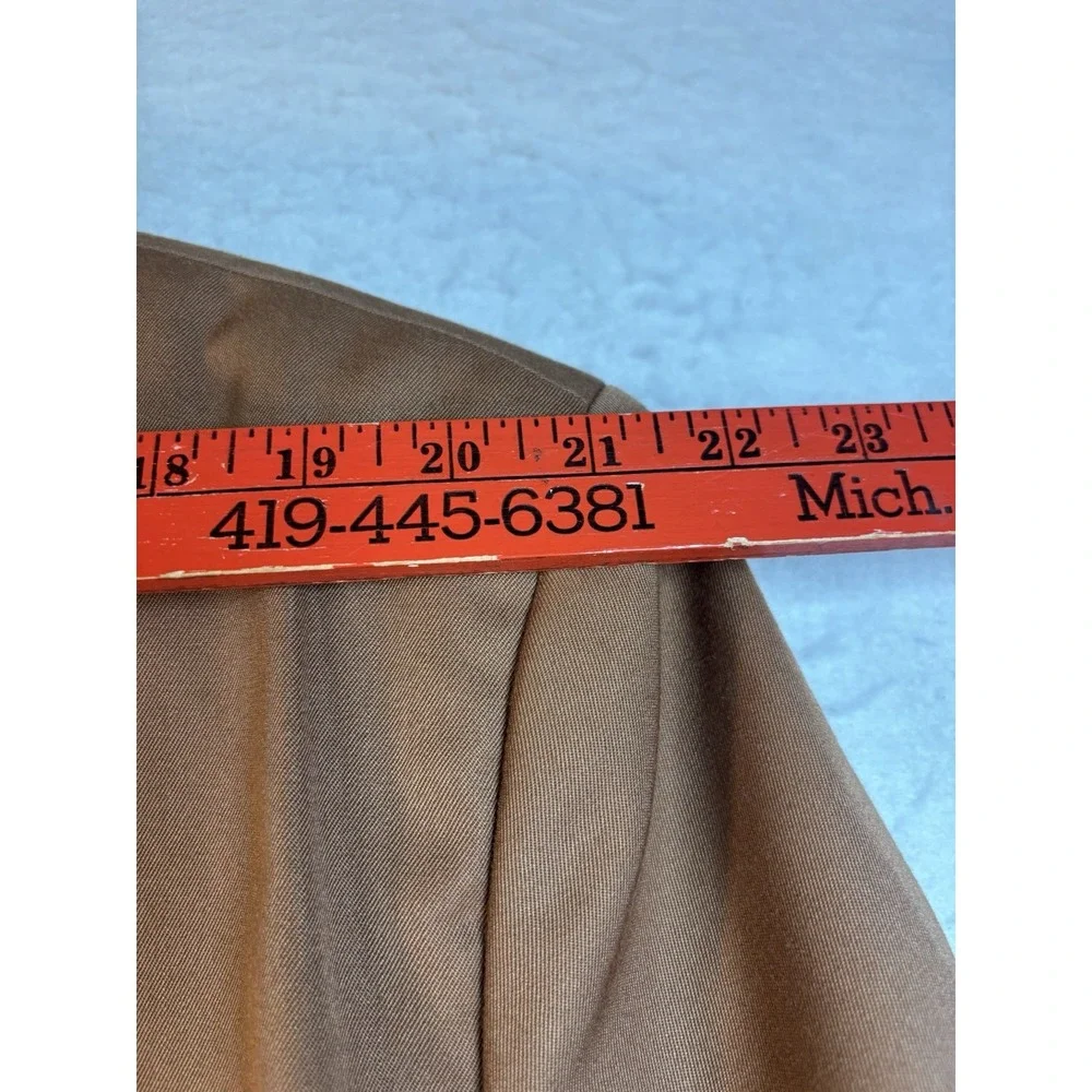 SoHo Collection Suit Jacket & Vest 54R Big & Tall Poly Blend Rust